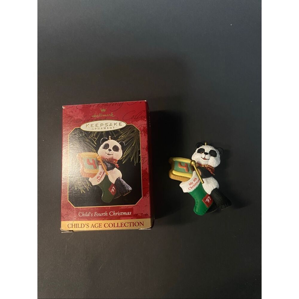 1997 Hallmark Keepsake Ornament "Child's Fourth Christmas"